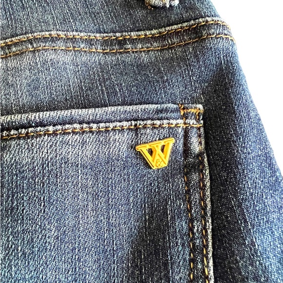 Wit & Wisdom Ab'Solution High Waist Raw Hem Skinny Crop Jeans - Picture 10 of 12